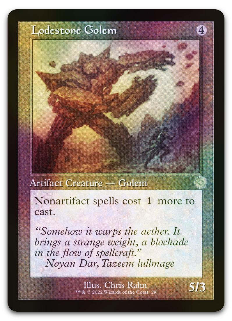 Lodestone Golem (The Brothers' War: Retro Frame Artifacts)