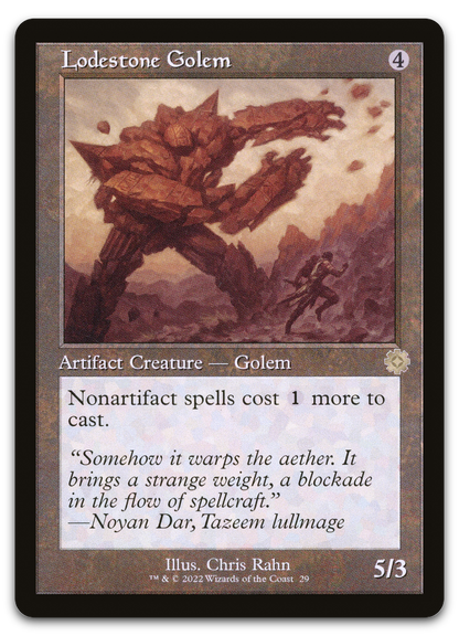 Lodestone Golem (The Brothers' War: Retro Frame Artifacts)