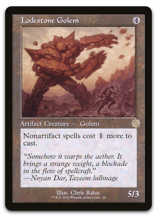 Lodestone Golem (The Brothers' War: Retro Frame Artifacts)