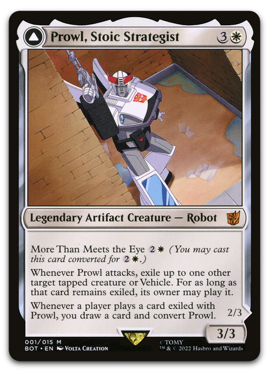 Prowl, Stoic Strategist (Universes Beyond: Transformers)