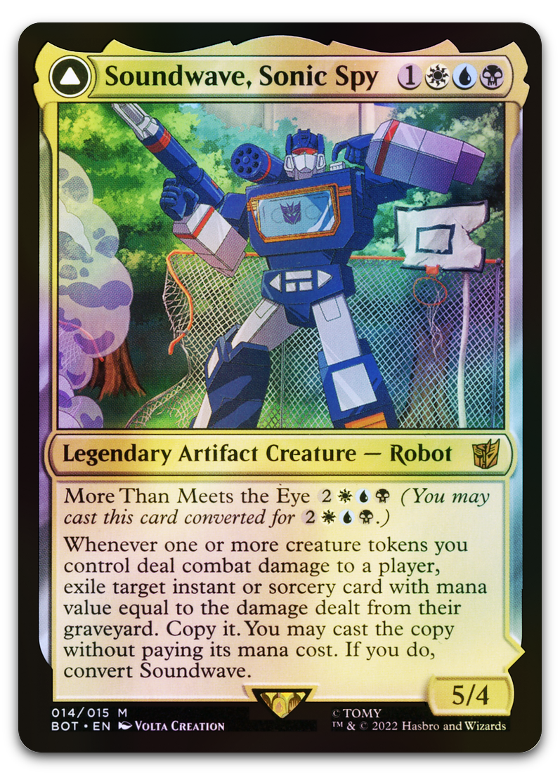 Soundwave, Sonic Spy (Universes Beyond: Transformers)