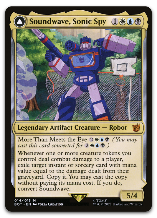 Soundwave, Sonic Spy (Universes Beyond: Transformers)