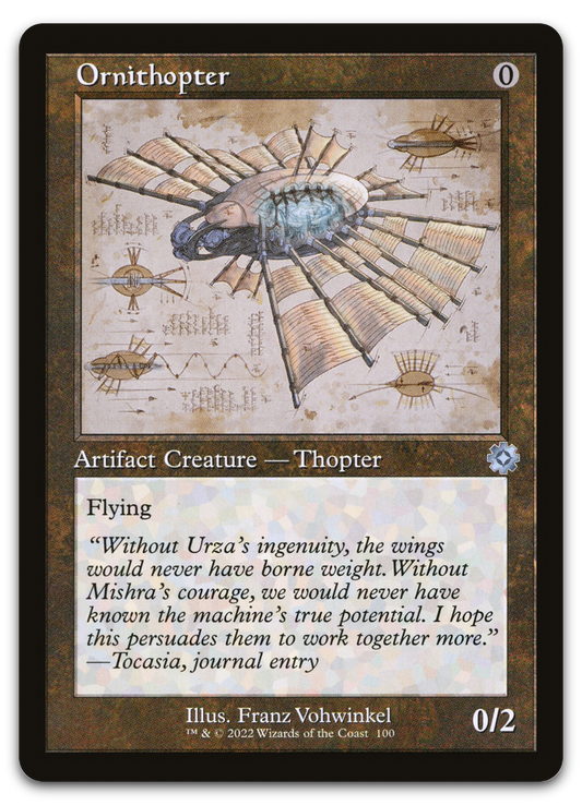 Ornithopter (Schematic) (The Brothers' War: Retro Frame Artifacts)