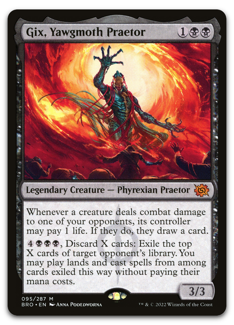 Gix, Yawgmoth Praetor (The Brothers' War)