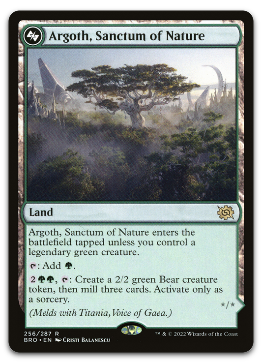 Argoth, Sanctum of Nature (The Brothers' War)