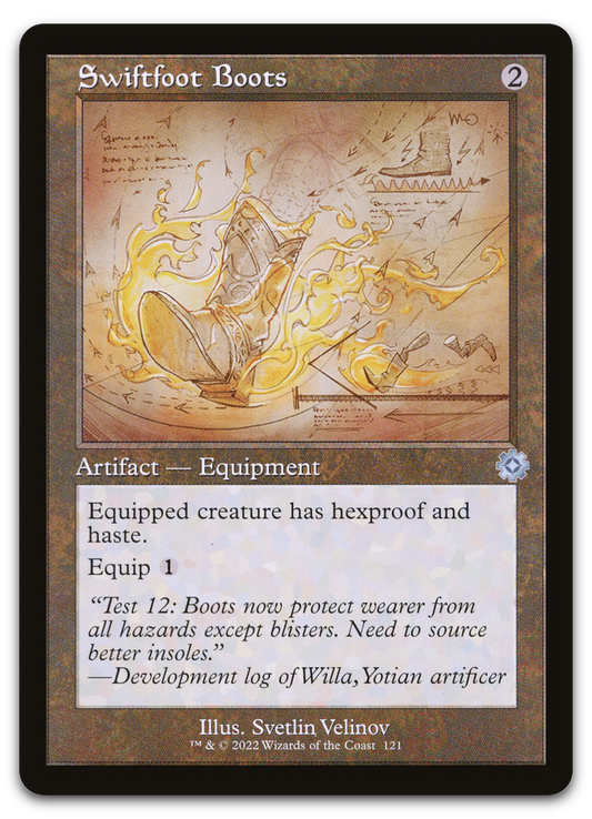 Swiftfoot Boots (Schematic) (The Brothers' War: Retro Frame Artifacts)