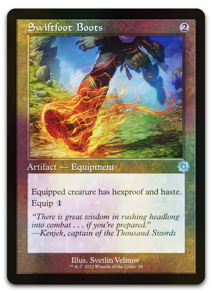 Swiftfoot Boots (The Brothers' War: Retro Frame Artifacts)