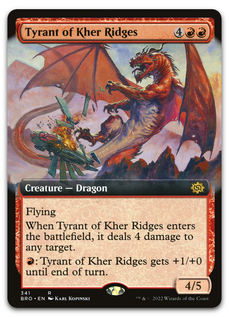 Tyrant of Kher Ridges (Extended Art) (The Brothers' War)
