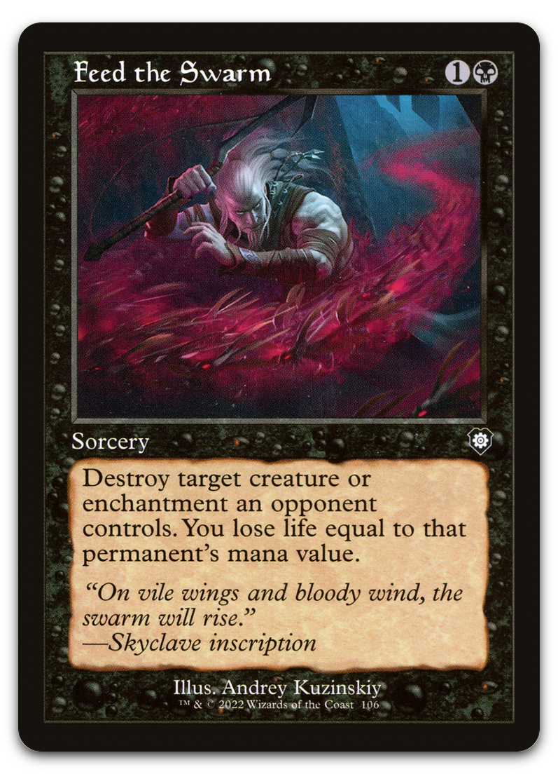 Feed the Swarm (Retro Frame) (Commander: The Brothers' War)