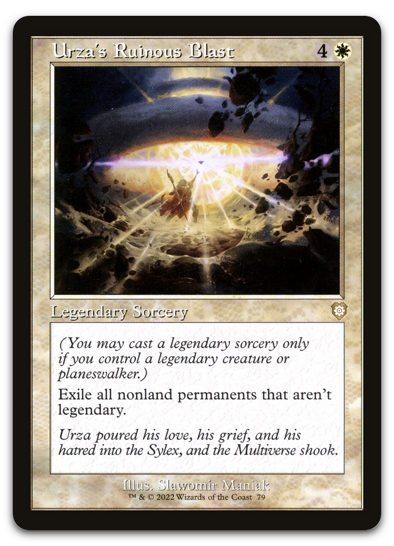 Urza's Ruinous Blast (Retro Frame) (Commander: The Brothers' War)
