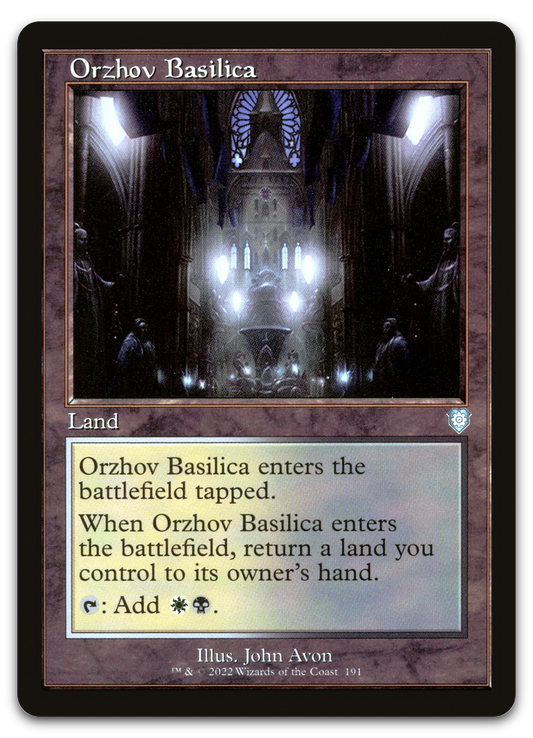 Orzhov Basilica (Retro Frame) (Commander: The Brothers' War)