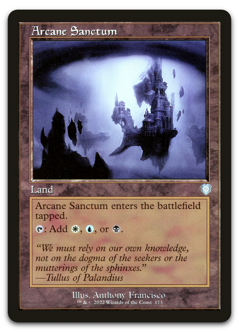 Arcane Sanctum (Retro Frame) (Commander: The Brothers' War)
