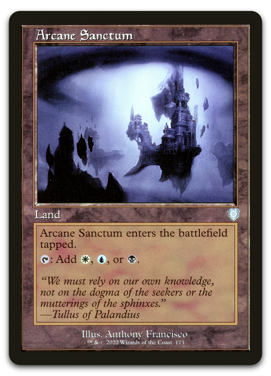 Arcane Sanctum (Retro Frame) (Commander: The Brothers' War)