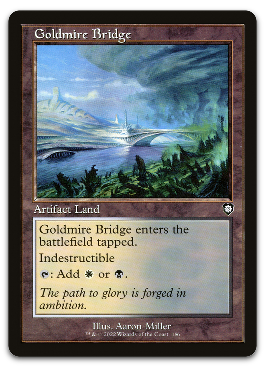 Goldmire Bridge (Retro Frame) (Commander: The Brothers' War)