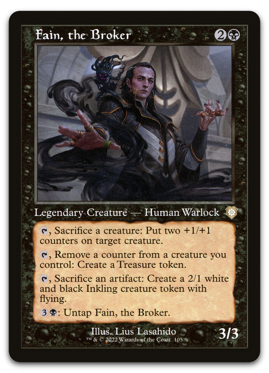 Fain, the Broker (Retro Frame) (Commander: The Brothers' War)