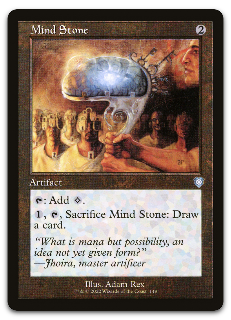 Mind Stone (Retro Frame) (Commander: The Brothers' War)