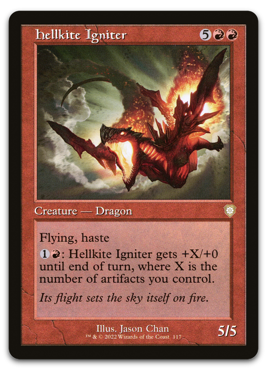 Hellkite Igniter (Retro Frame) (Commander: The Brothers' War)