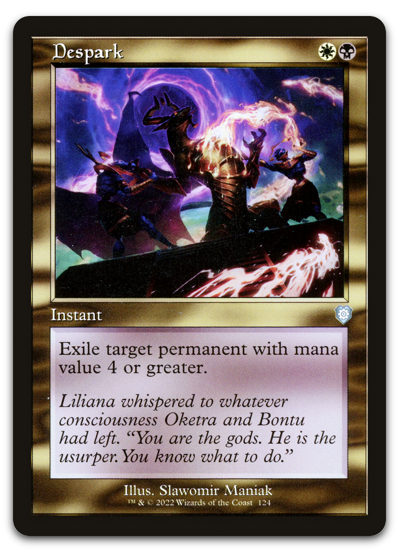Despark (Retro Frame) (Commander: The Brothers' War)