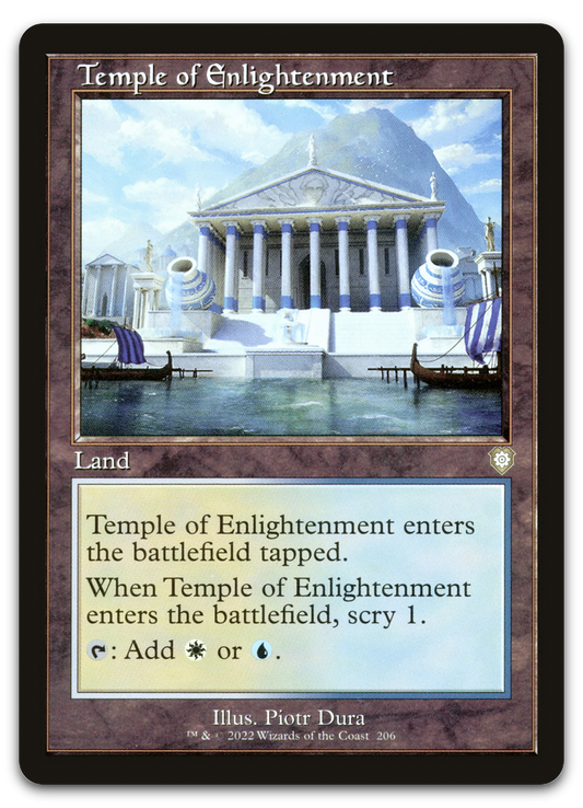 Temple of Enlightenment (Retro Frame) (Commander: The Brothers' War)