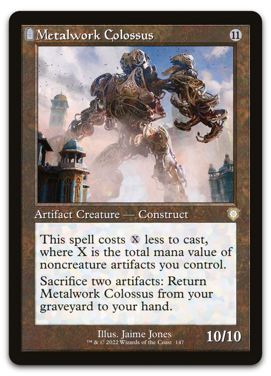 Metalwork Colossus (Retro Frame) (Commander: The Brothers' War)