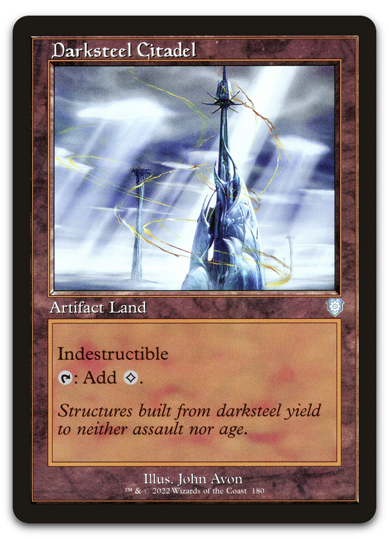 Darksteel Citadel (Retro Frame) (Commander: The Brothers' War)