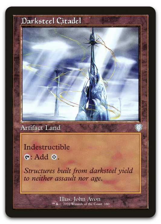 Darksteel Citadel (Retro Frame) (Commander: The Brothers' War)