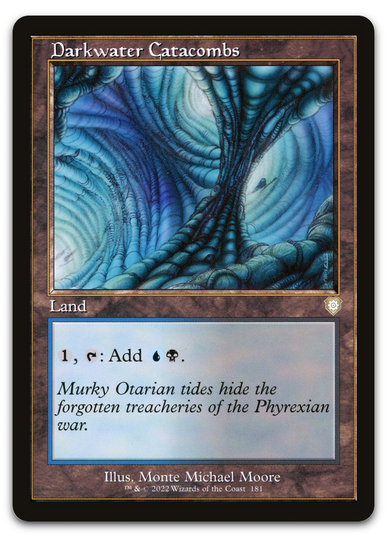 Darkwater Catacombs (Retro Frame) (Commander: The Brothers' War)