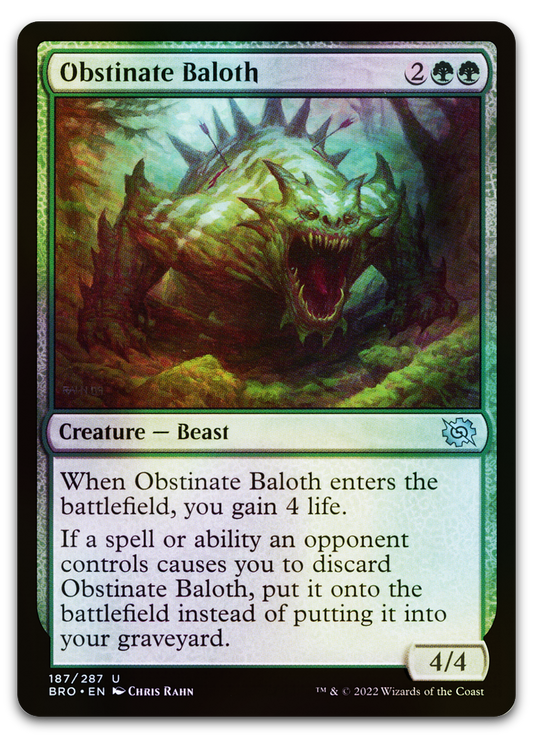 Obstinate Baloth (The Brothers' War)