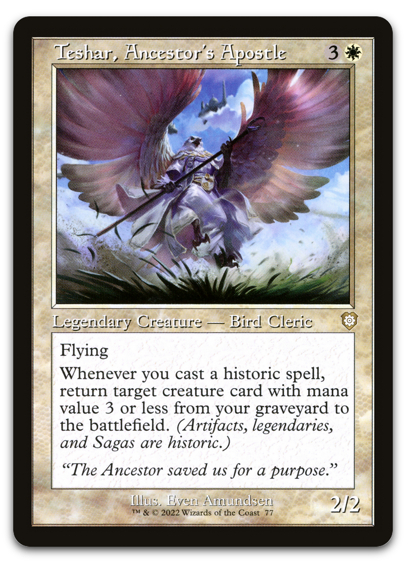 Teshar, Ancestor's Apostle (Retro Frame) (Commander: The Brothers' War)