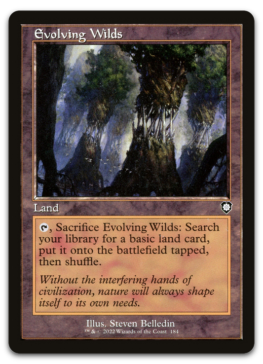 Evolving Wilds (Retro Frame) (Commander: The Brothers' War)
