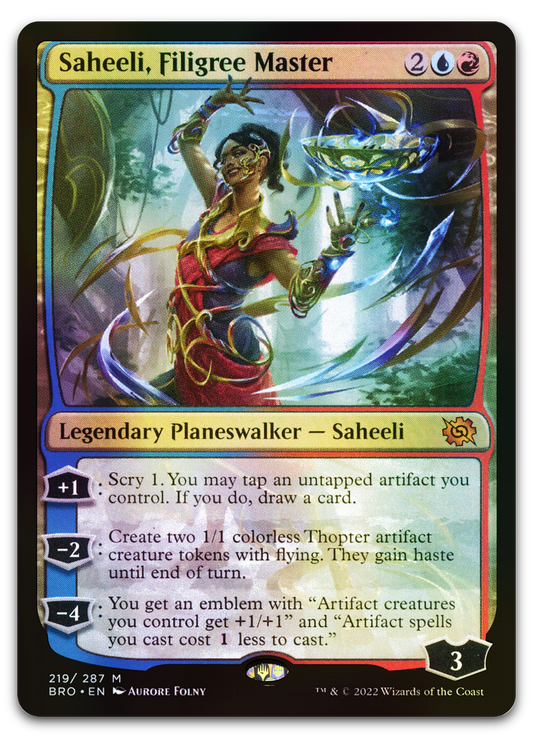 Saheeli, Filigree Master (The Brothers' War)
