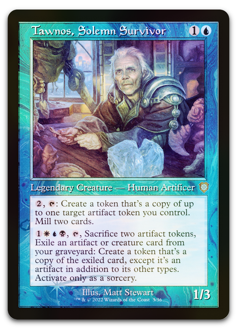 Tawnos, Solemn Survivor (Retro Frame) (Commander: The Brothers' War)