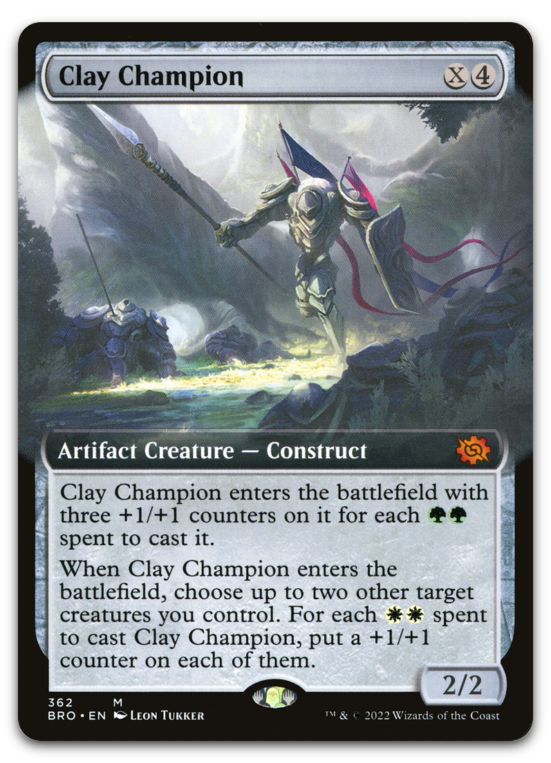 Clay Champion (Extended Art) (The Brothers' War)