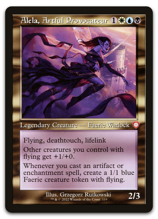 Alela, Artful Provocateur (Retro Frame) (Commander: The Brothers' War)