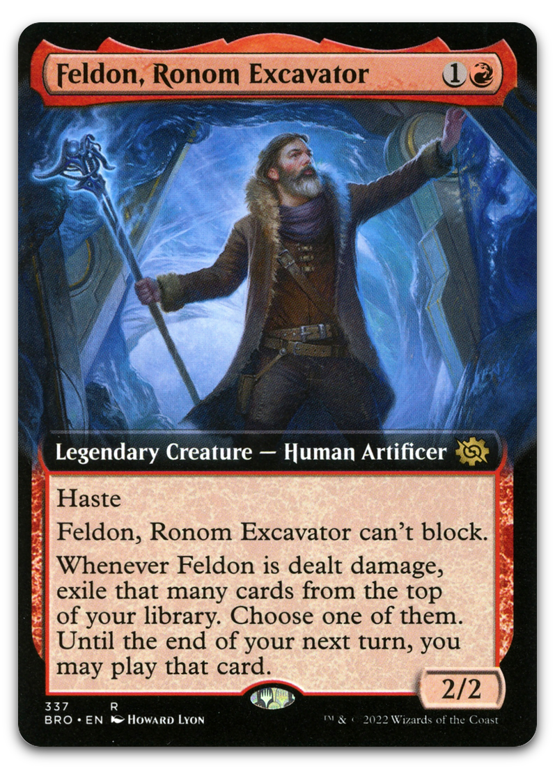 Feldon, Ronom Excavator (Extended Art) (The Brothers' War)