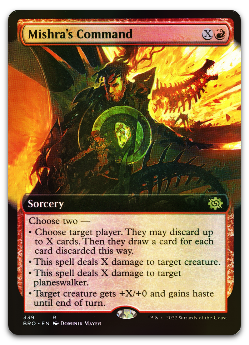 Mishra's Command (Extended Art) (The Brothers' War)