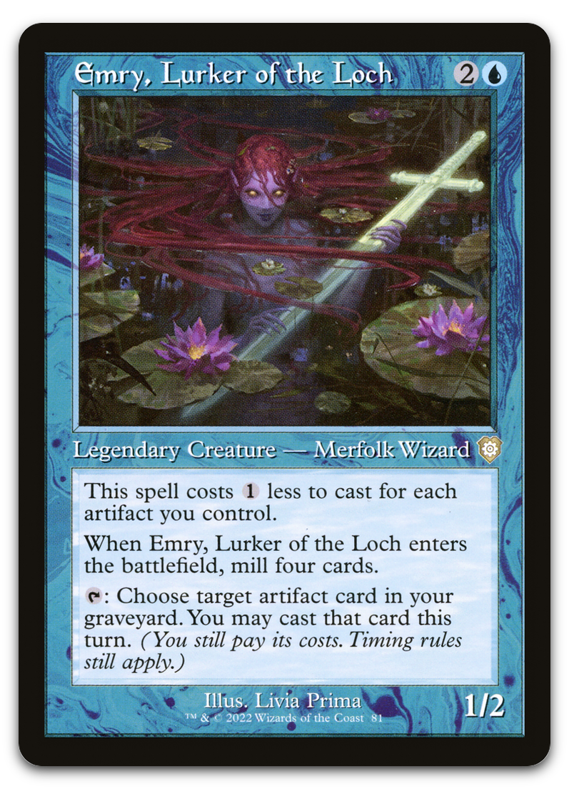 Emry, Lurker of the Loch (Retro Frame) (Commander: The Brothers' War)