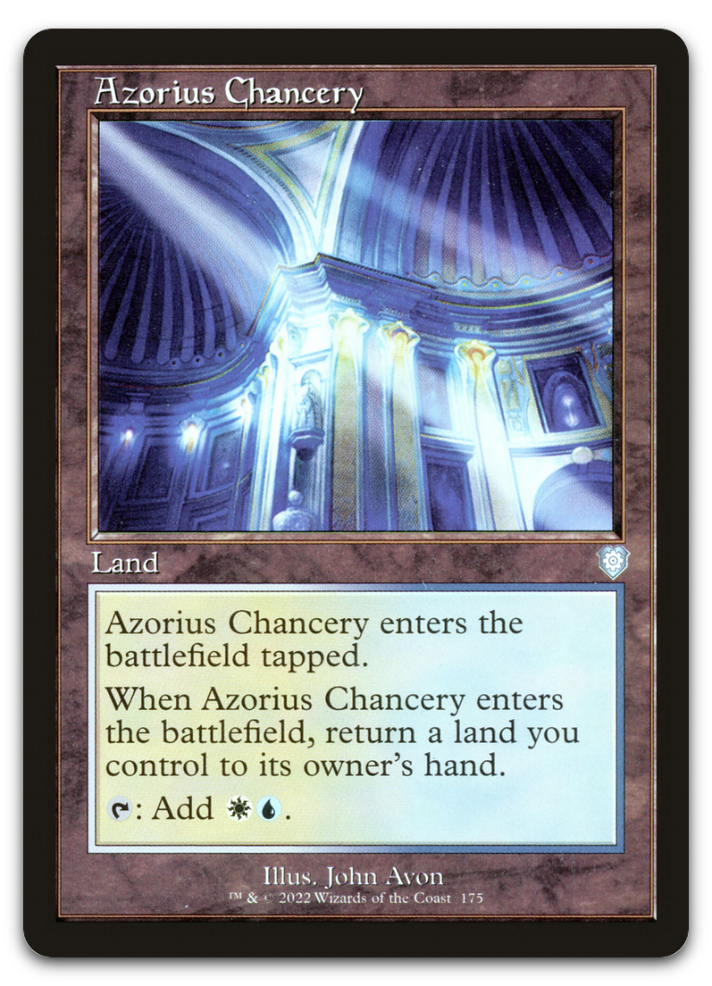 Azorius Chancery (Retro Frame) (Commander: The Brothers' War)