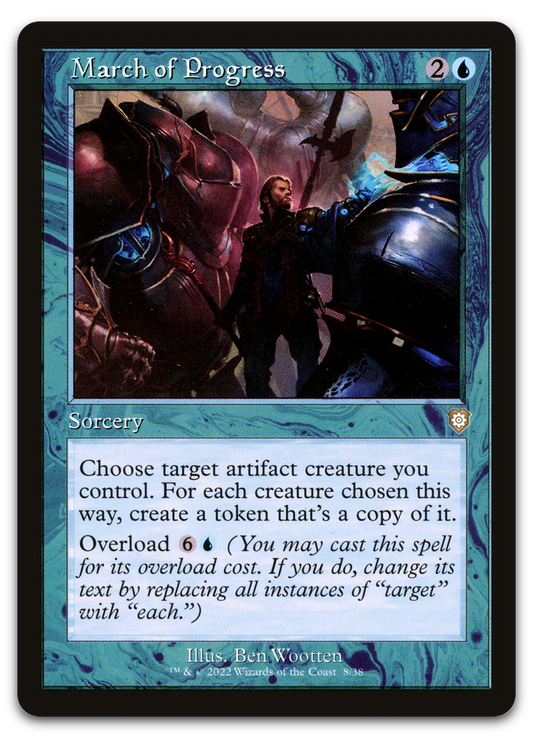 March of Progress (Retro Frame) (Commander: The Brothers' War)