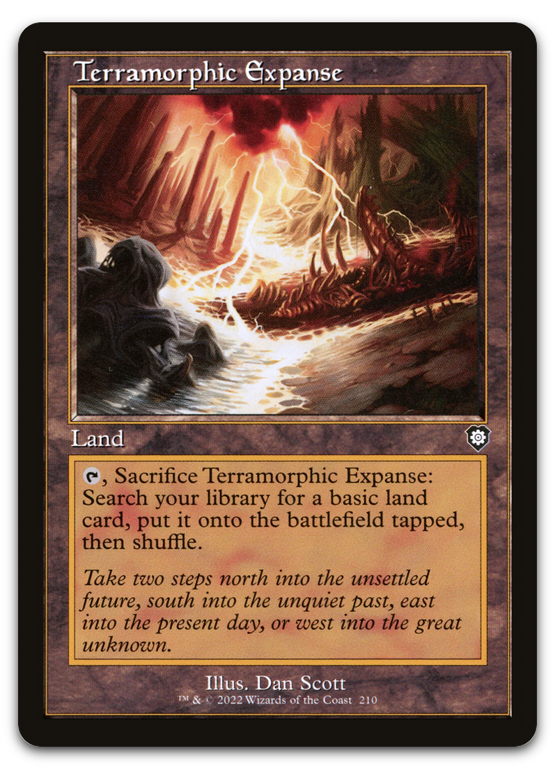 Terramorphic Expanse (Retro Frame) (Commander: The Brothers' War)