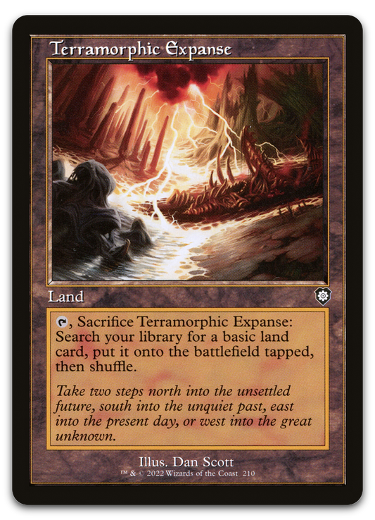 Terramorphic Expanse (Retro Frame) (Commander: The Brothers' War)