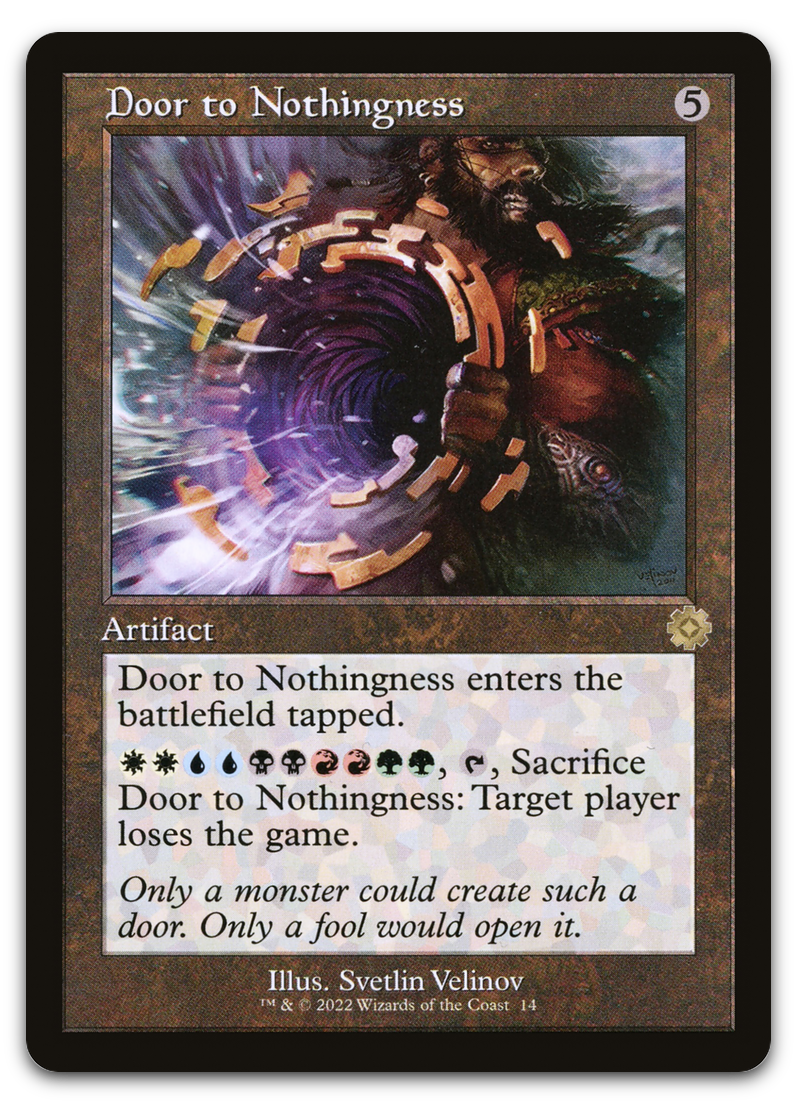 Door to Nothingness (The Brothers' War: Retro Frame Artifacts)