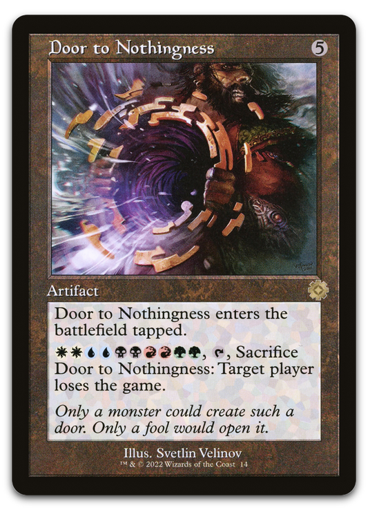 Door to Nothingness (The Brothers' War: Retro Frame Artifacts)