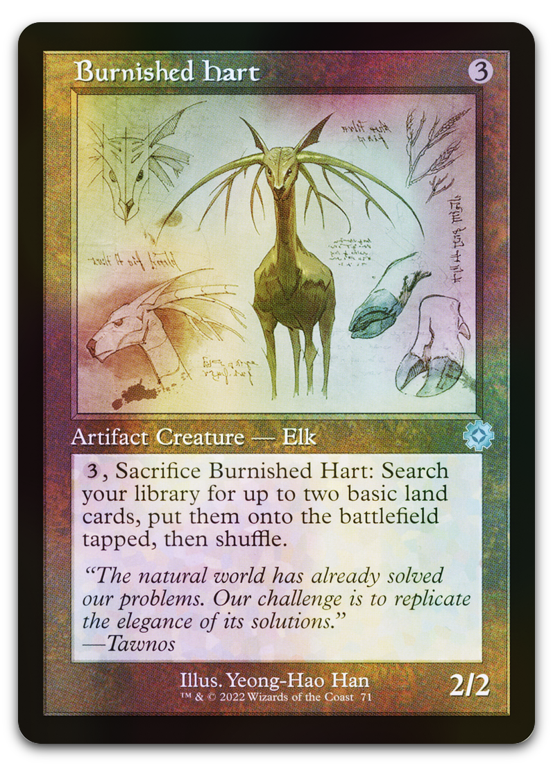 Burnished Hart (Schematic) (The Brothers' War: Retro Frame Artifacts)
