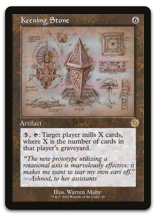 Keening Stone (Schematic) (The Brothers' War: Retro Frame Artifacts)