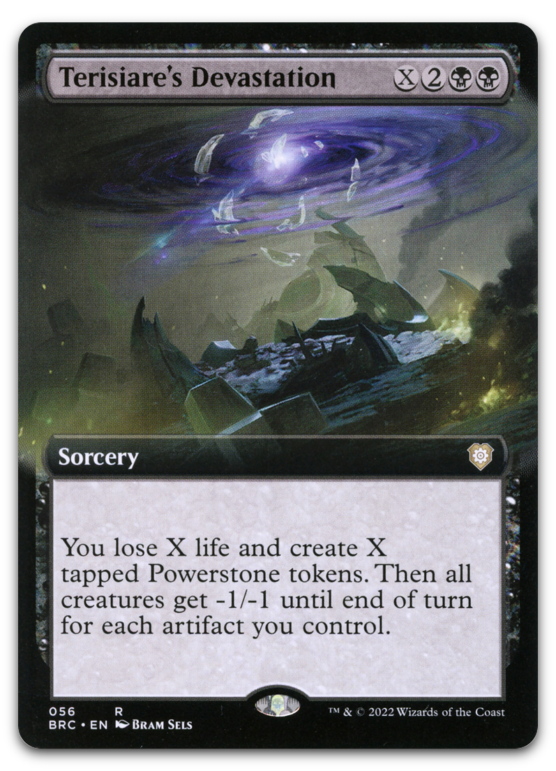 Terisiare's Devastation (Extended Art) (Commander: The Brothers' War)