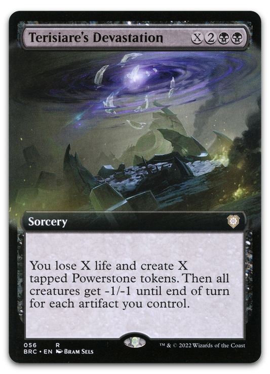 Terisiare's Devastation (Extended Art) (Commander: The Brothers' War)