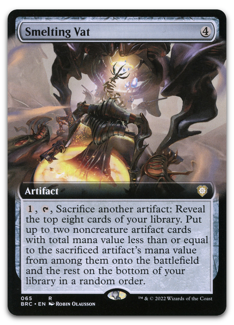 Smelting Vat (Extended Art) (Commander: The Brothers' War)