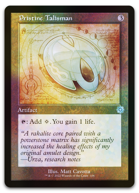 Pristine Talisman (Schematic) (The Brothers' War: Retro Frame Artifacts)