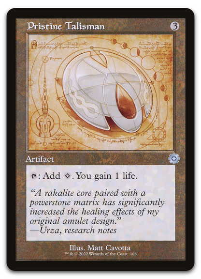 Pristine Talisman (Schematic) (The Brothers' War: Retro Frame Artifacts)
